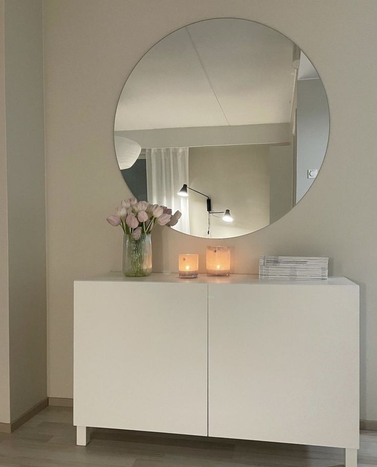 80 Cm Çerçevesiz Yuvarlak Ayna