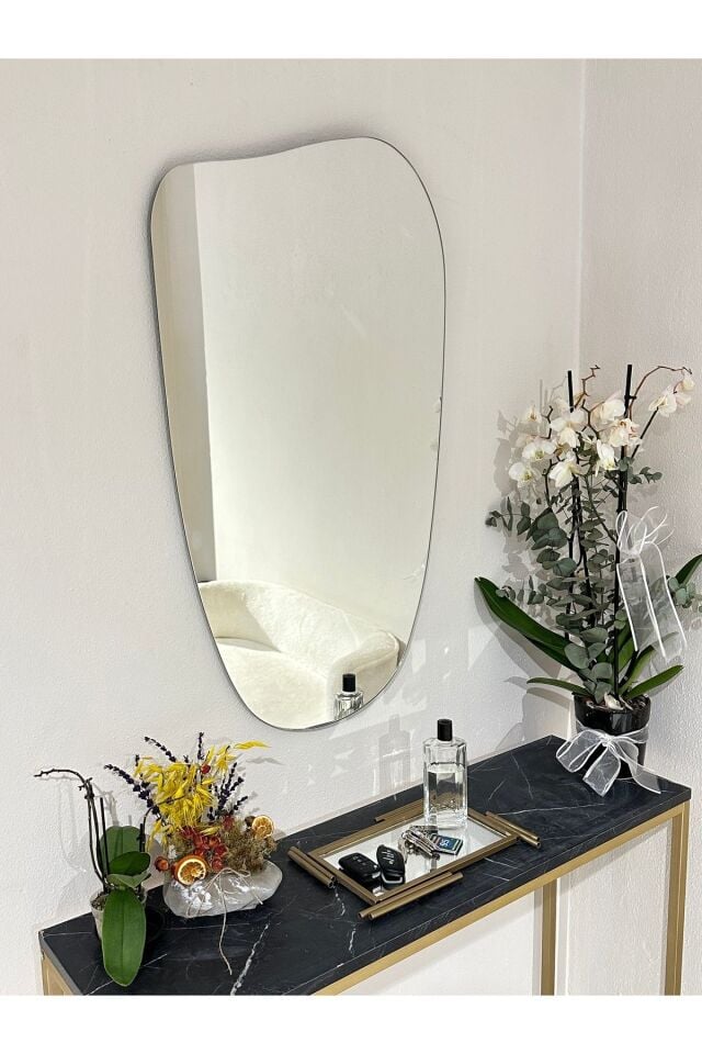 Asimetrik Çerçevesiz Ayna 50x90cm