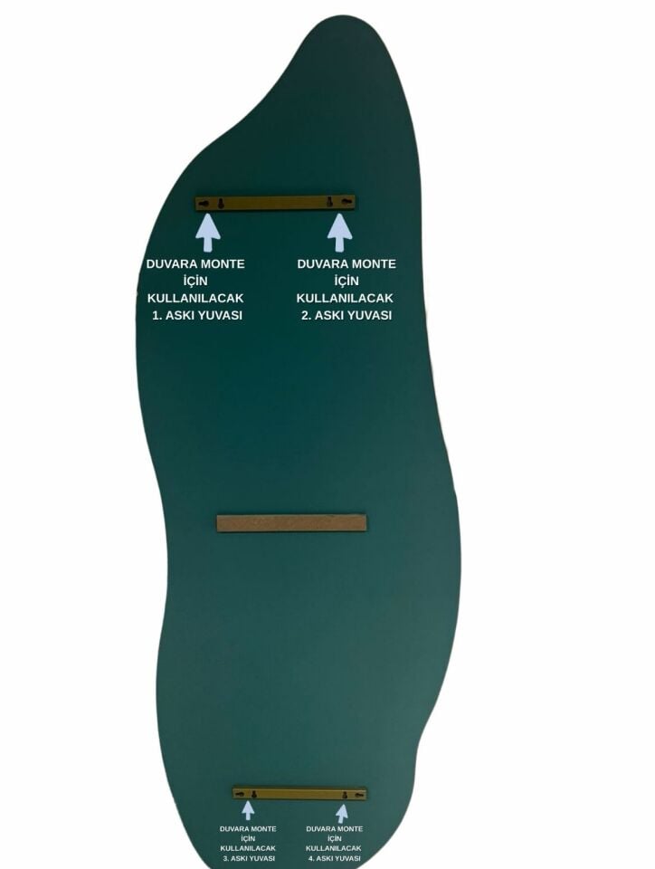 Düz Asimetrik Boy Aynası Nova