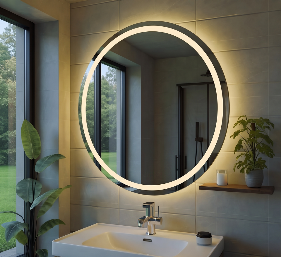 Ledli Kumandalı Banyo Aynası 80 cm